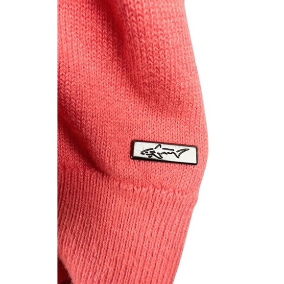Greg Norman Cardigan Sweater Womens XXL Coral Pink Button Front Knit Top Golfing - Picture 3 of 7
